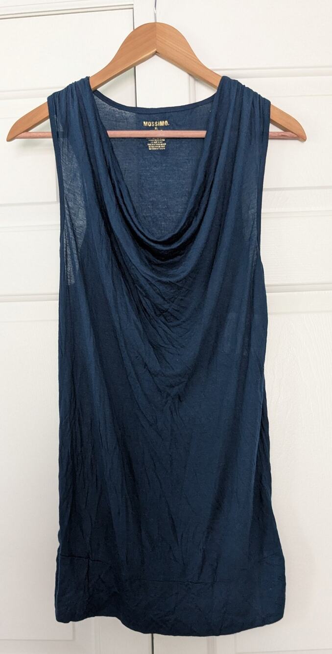 Mossimo Y2K Drapey Tank Top NEW
